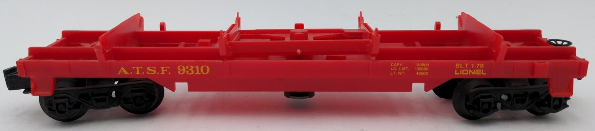 Lionel 6-9310 O Gauge AT&SF Operating Log Dump Car EX/Box