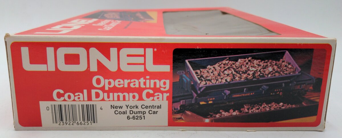 Lionel 6-6251 O Gauge New York Central Coal Dump Car #6251 EX/Box