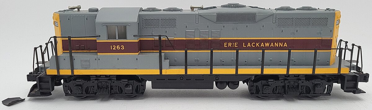 MTH 20-2173-1 O Erie-Lackawanna GP9 Diesel Engine w/PS1 #1263 EX