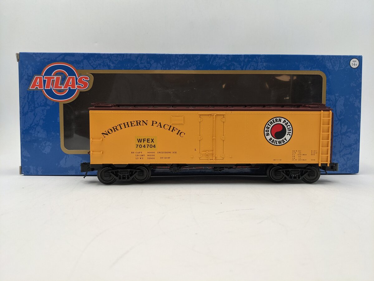 Atlas 3003921-1 O Gauge Western Fruit Express 40' Steel Reefer #704704 EX/Box