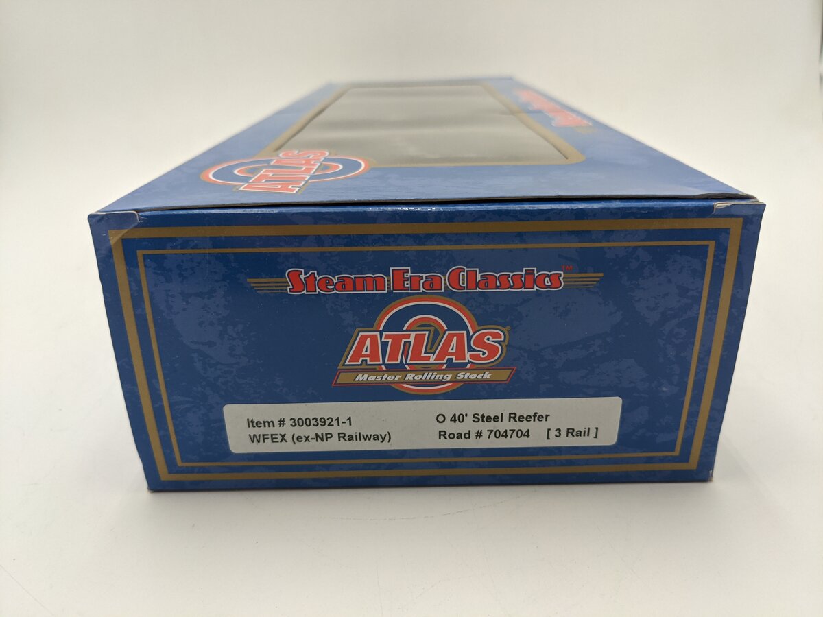 Atlas 3003921-1 O Gauge Western Fruit Express 40' Steel Reefer #704704 EX/Box