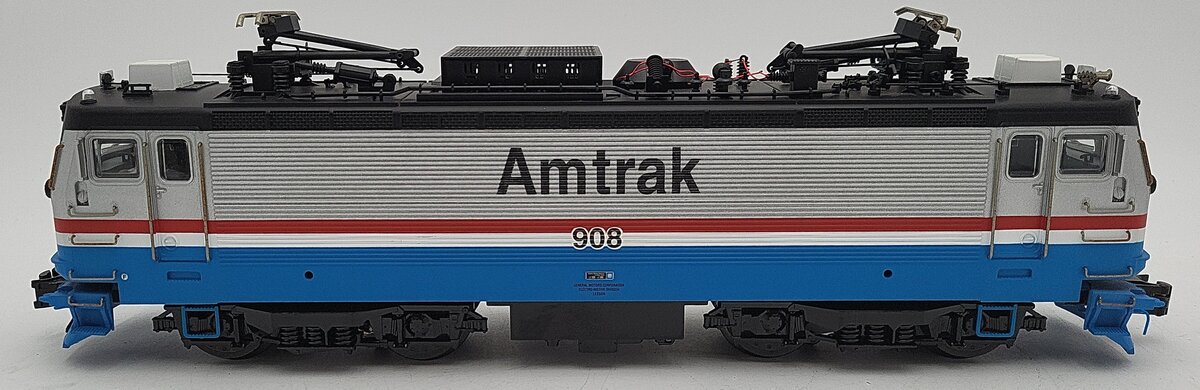 Atlas 6202-1 O Amtrak AEM-7 Electric Locomotive with Horn #908 - 3-Rail EX