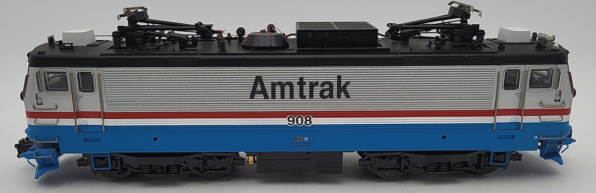Atlas 6202-1 O Amtrak AEM-7 Electric Locomotive with Horn #908 - 3-Rail EX