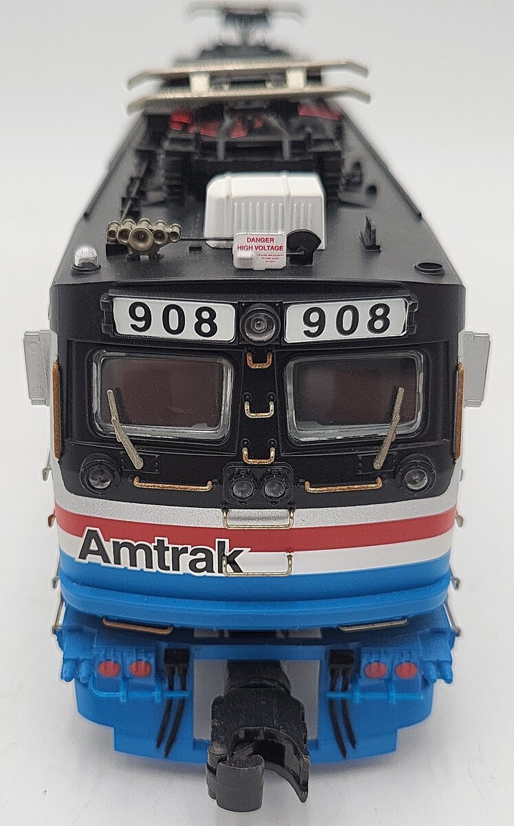 Atlas 6202-1 O Amtrak AEM-7 Electric Locomotive with Horn #908 - 3-Rail EX