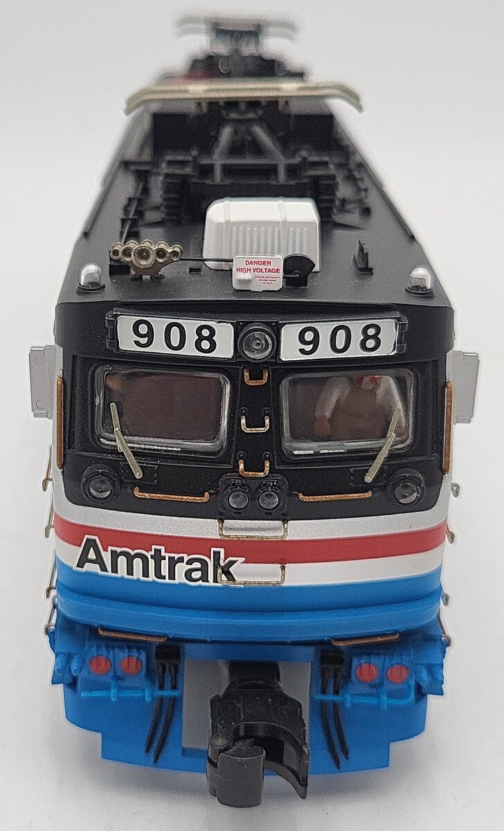 Atlas 6202-1 O Amtrak AEM-7 Electric Locomotive with Horn #908 - 3-Rail EX
