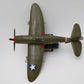 Motor Max 76316 1:48 Scale P-47 Thunderbolt Green W/Star Diecast Replica EX/Box