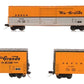 Con-Cor 0001-008817 N Rio Grande 50' Boxcars (Pack of 3) EX/Box