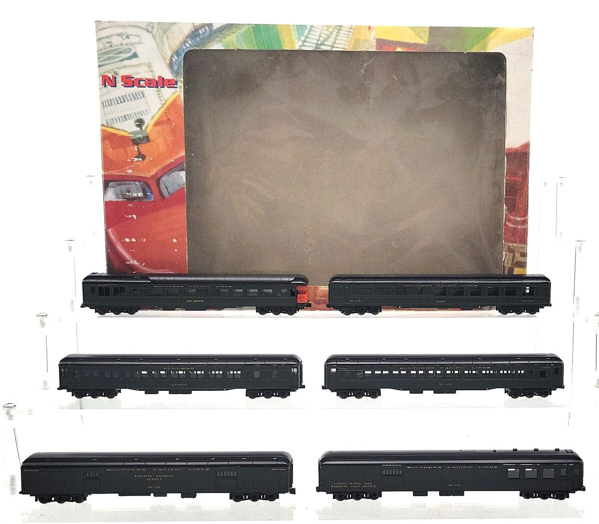 Con-Cor 0003-570007 N Scale SP 6-Car Passenger Set #1 EX/Box