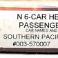 Con-Cor 0003-570007 N Scale SP 6-Car Passenger Set #1 EX/Box