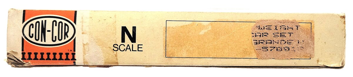 Con-Cor 003-570018 N Denver & Rio Grande Heavyweight Passenger Cars (Set of 6) EX/Box