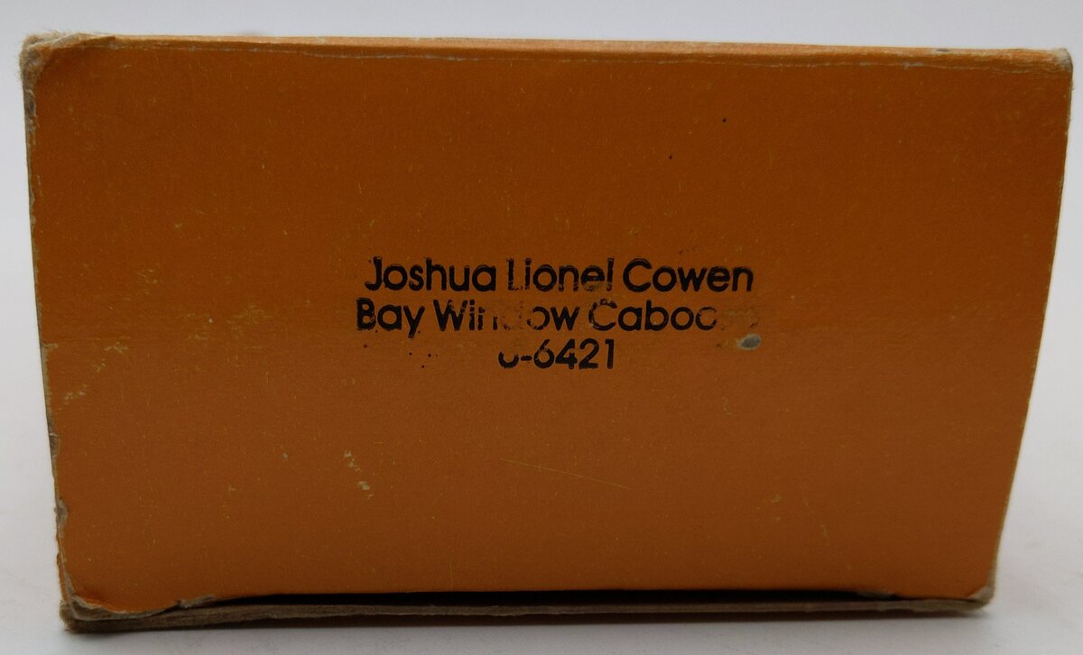 Lionel 6-6421 O Gauge Joshua L. Cowen Bay Window Illuminated Caboose EX/Box