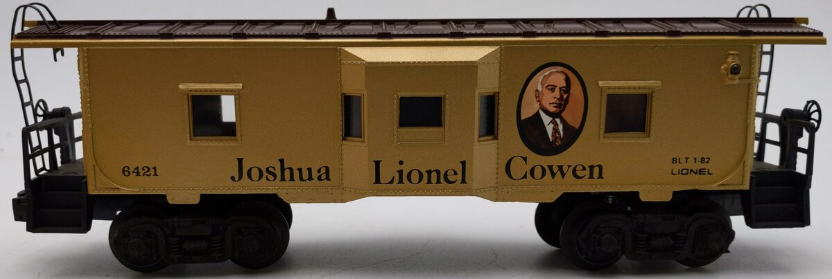 Lionel 6-6421 O Gauge Joshua L. Cowen Bay Window Illuminated Caboose EX/Box