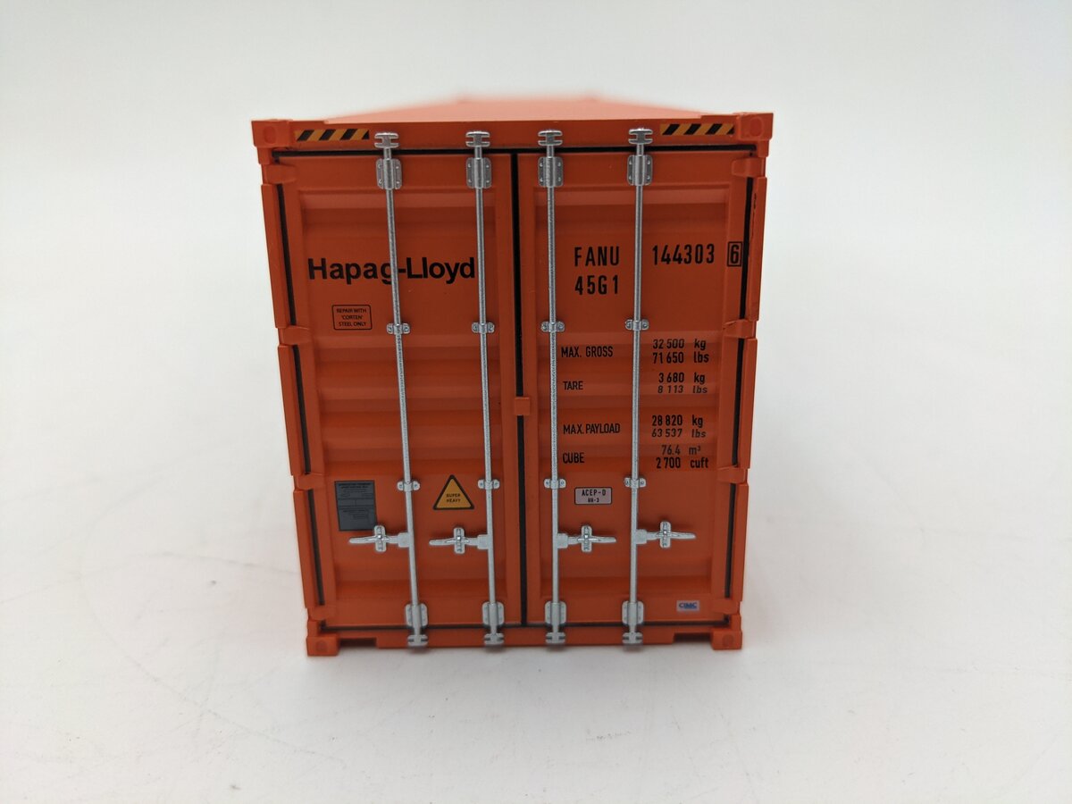 Atlas 3001143-1 O Gauge Hapag Lloyd 40' High Cube Container #1443036 LN/Box