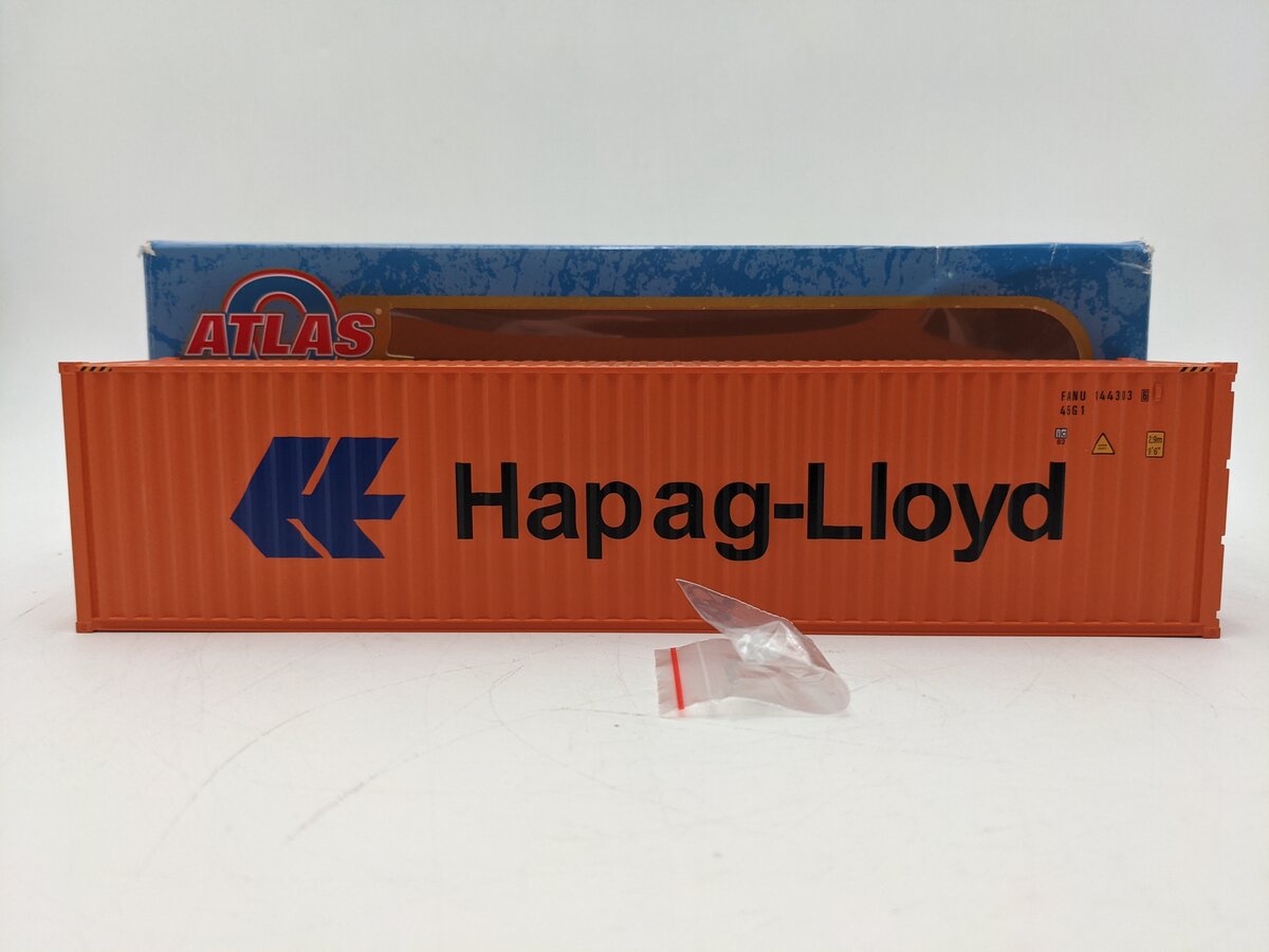Atlas 3001143-1 O Gauge Hapag Lloyd 40' High Cube Container #1443036 LN/Box