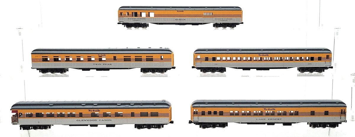 Con-Cor 003-570018 N Denver & Rio Grande Heavyweight Passenger Cars [5] EX