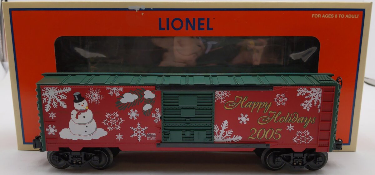Lionel 6-36296 O Gauge 2005 Christmas Boxcar LN/Box