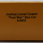 Lionel 6-9432 O Gauge Joshua Lionel Cowen Postwar Years Boxcar LN/Box