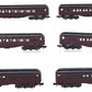 Con-Cor N Scale Pennsylvania Assorted Passenger Cars [6] EX