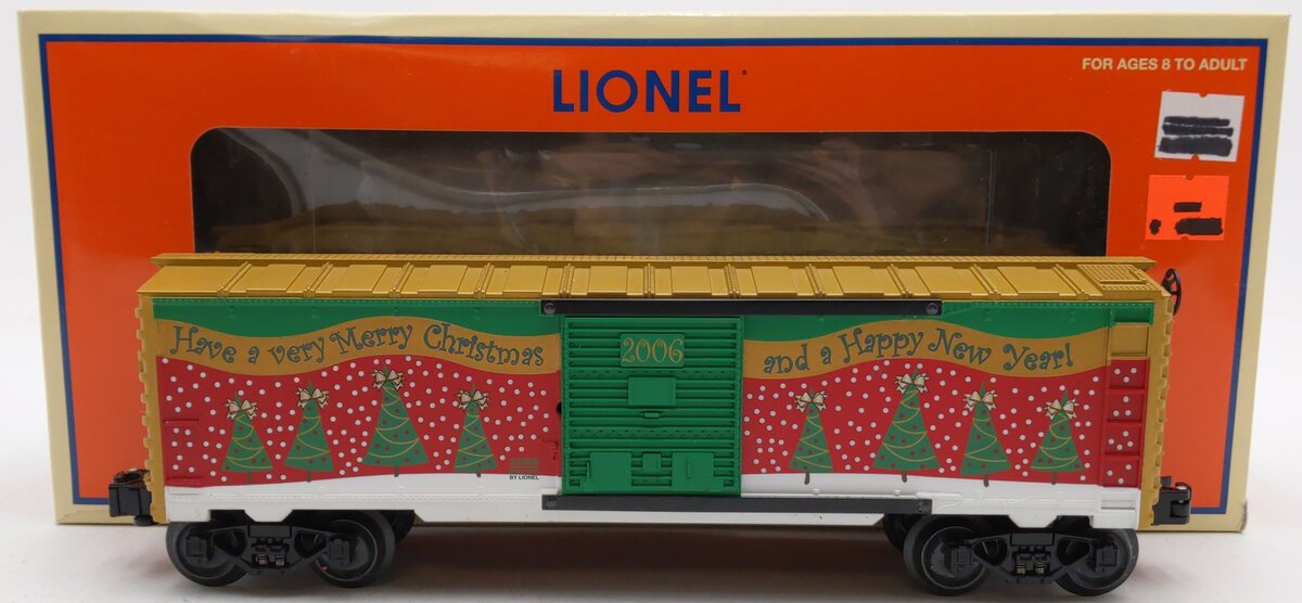 Lionel 6-25008 O Gauge 2006 Christmas Boxcar EX/Box