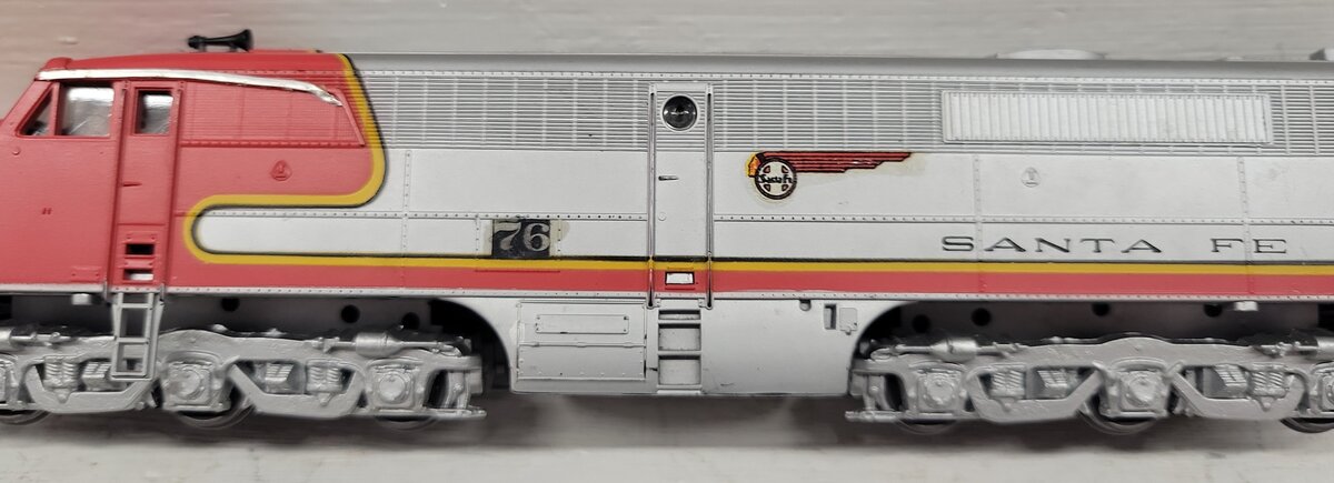 Athearn HO Scale Santa Fe ABA Assorted Diesel Locomotives [3] VG