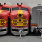 Athearn HO Scale Santa Fe ABA Assorted Diesel Locomotives [3] VG