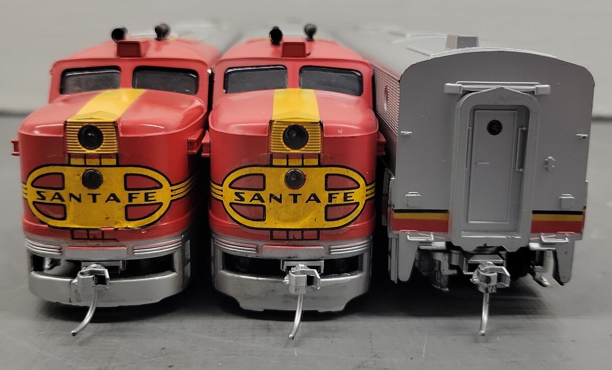 Athearn HO Scale Santa Fe ABA Assorted Diesel Locomotives [3] VG