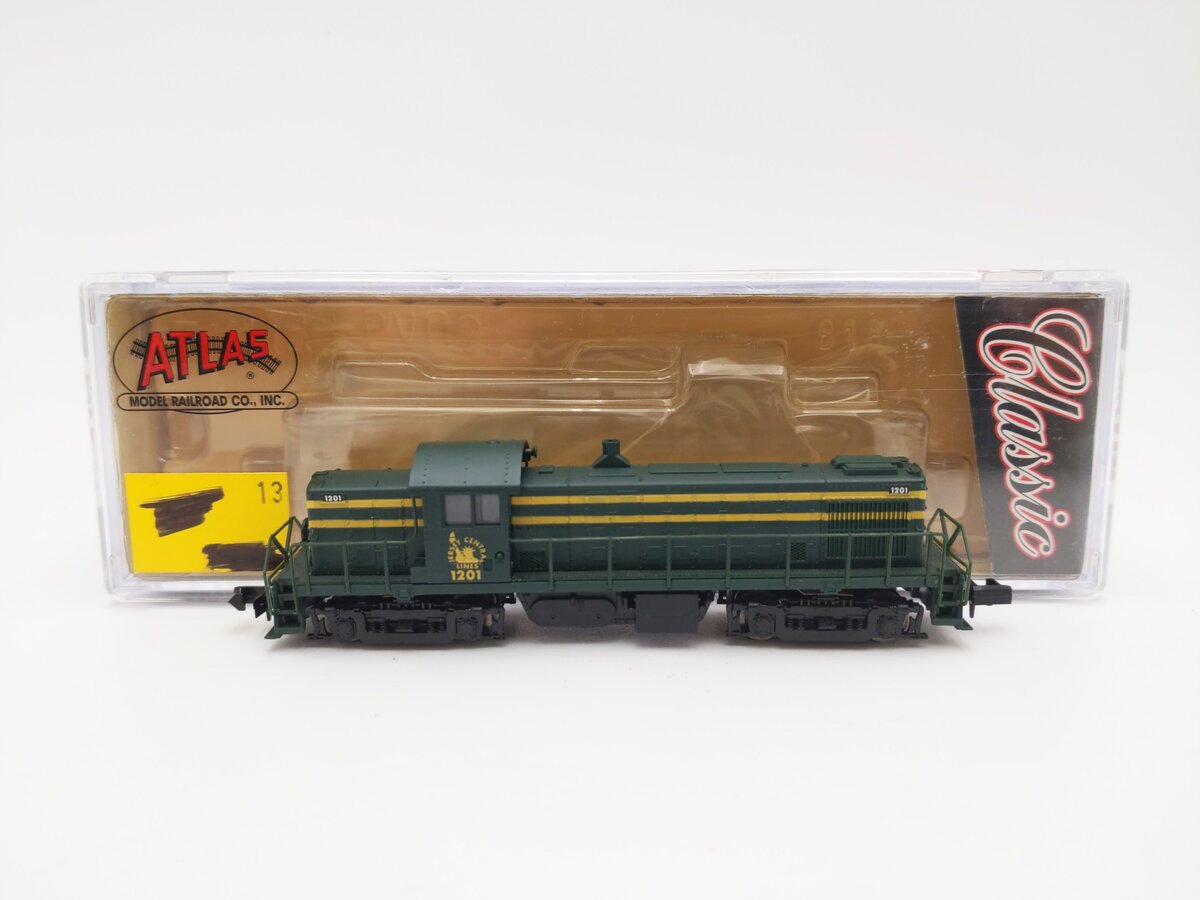 Atlas 44004 N Scale Jersey Central RS-1 Diesel Engine #1201 EX/Box