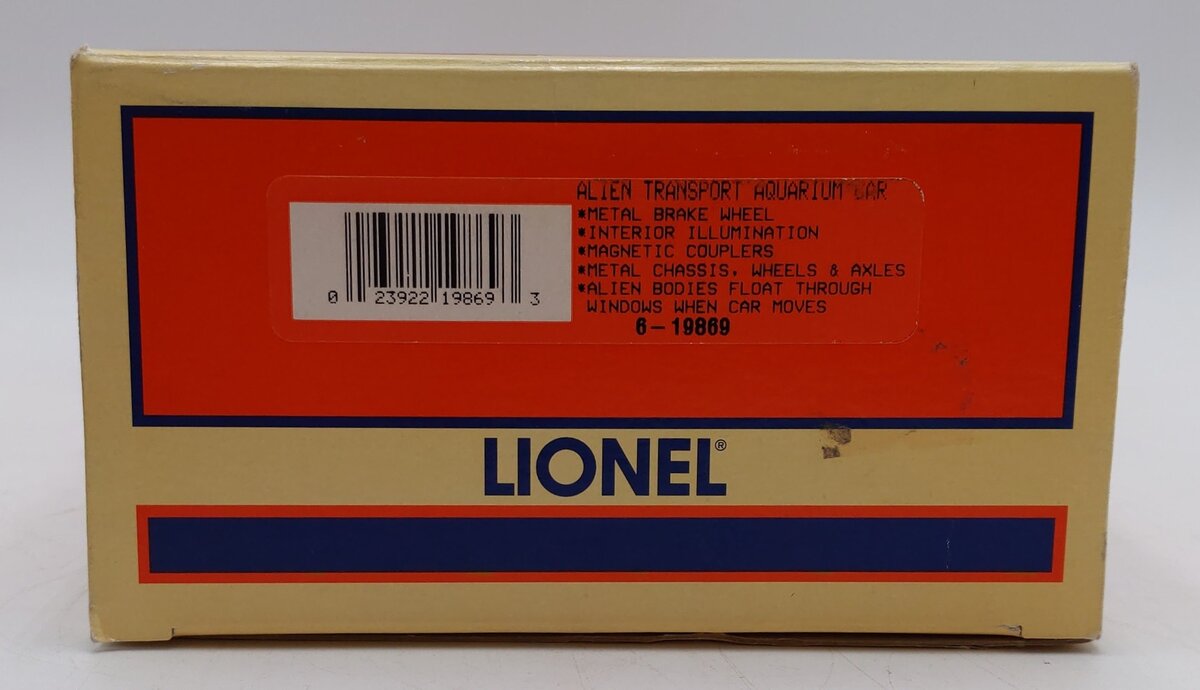 Lionel 6-19869 O Gauge Alien Transport Car #3435 LN/Box