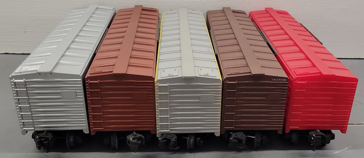 KMT O Gauge Assorted Freight Cars; 574105, 205300, 112237, 392885, [5] VG/Box
