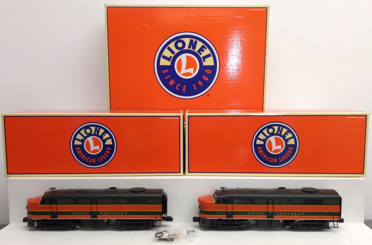 Lionel 6-38147 Great Northern FA AA Diesel Locomotive Set #279A/278A EX/Box