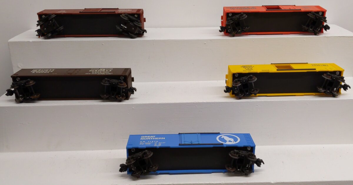 KMT O Gauge Assorted Freight Cars; 71470, 1000, 3049, 12935, 10011, [5]/Box