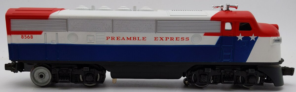 Lionel 6-8568 O Gauge Preamble Express F3 A Diesel Locomotive #8568 EX/Box