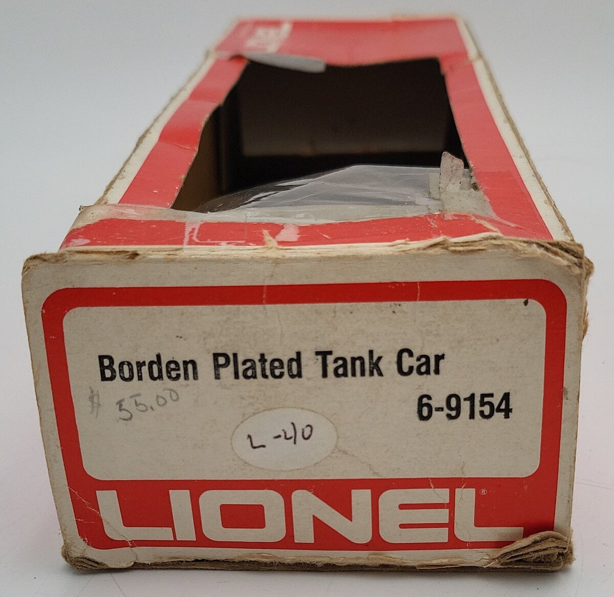 Lionel 6-9154 O Gauge Bordens Plated Gold Tank Car EX/Box