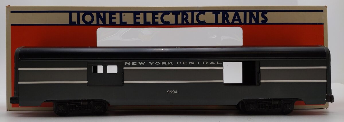 Lionel 6-9594 O Gauge New York Central Aluminum Baggage Car #9594 VG/Box