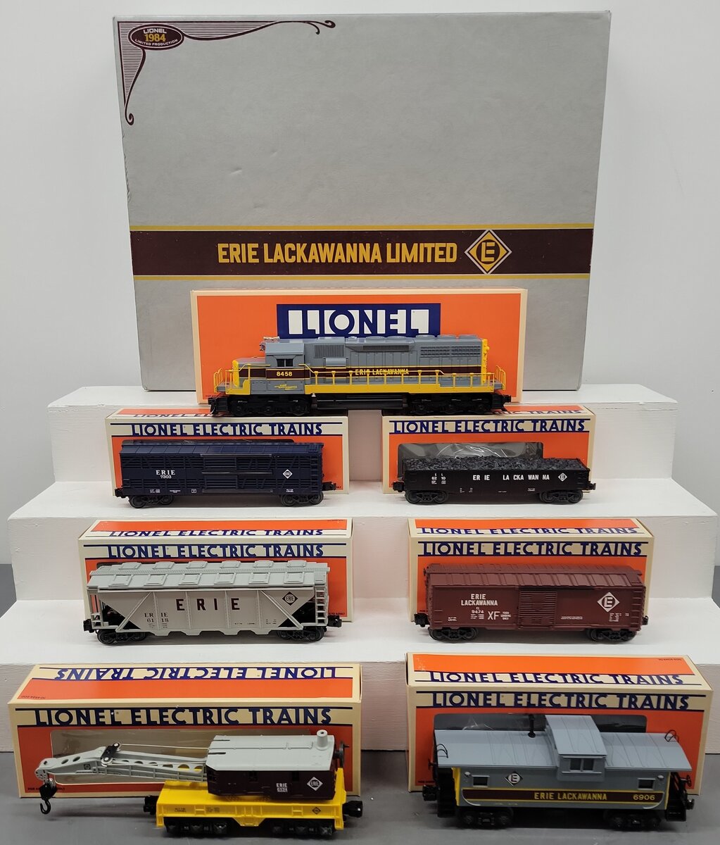 Lionel 6-1451 O Gauge Erie Lackawanna Limited Train Set EX/Box
