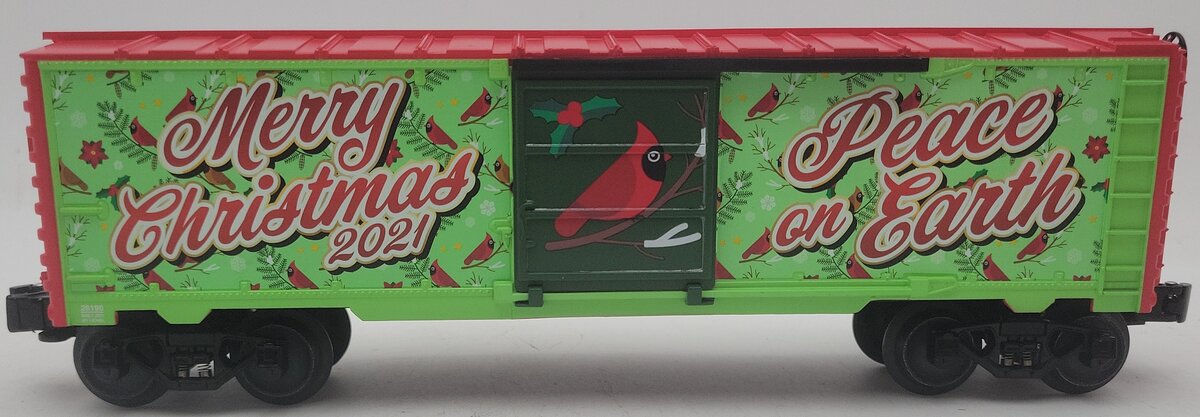 Lionel 2128190 O Scale 2021 Cardinal Bird Christmas Boxcar EX/Box