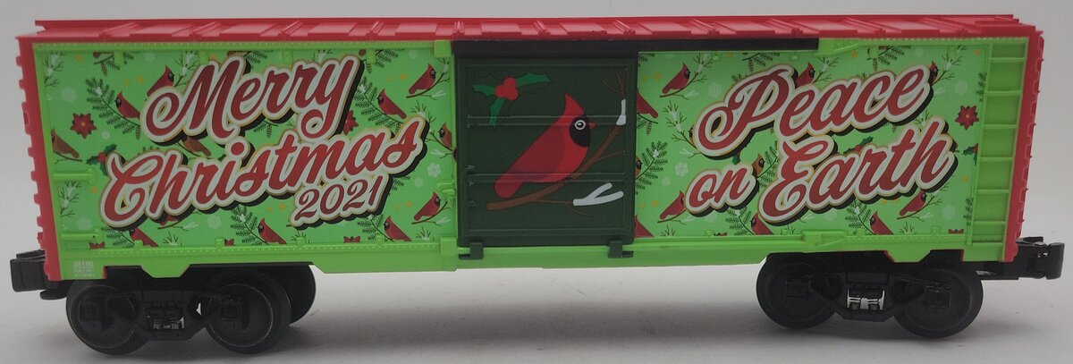 Lionel 2128190 O Scale 2021 Cardinal Bird Christmas Boxcar EX/Box