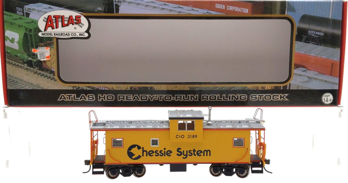 Atlas 20000557 Chessie Extended Vision Caboose #3189 LN/Box