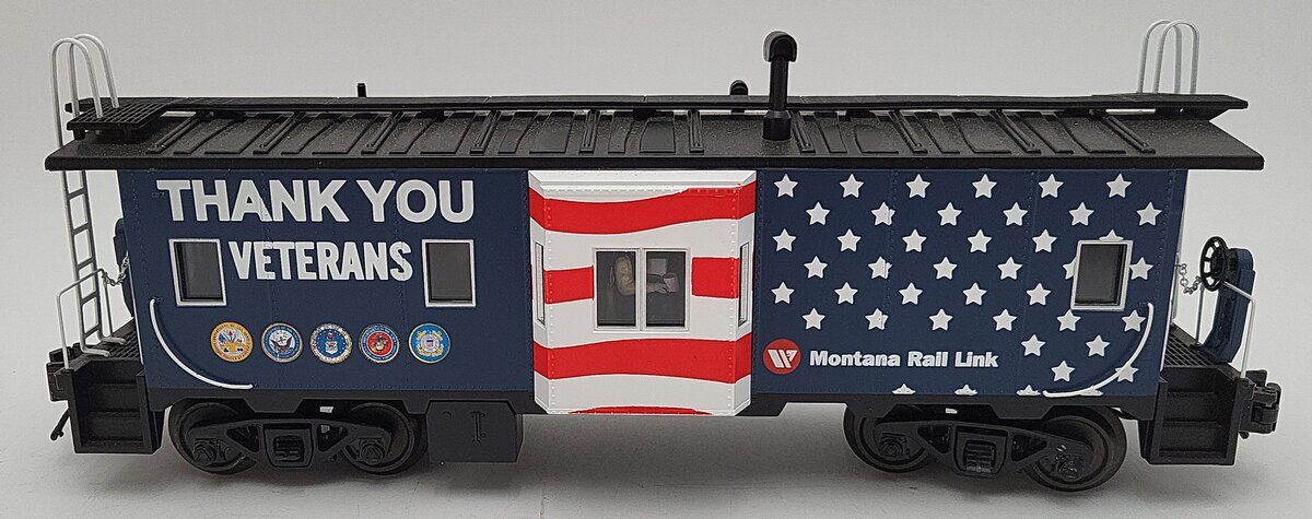 MTH 30-20822a O Montana Rail Link Bay Window Caboose EX/Box