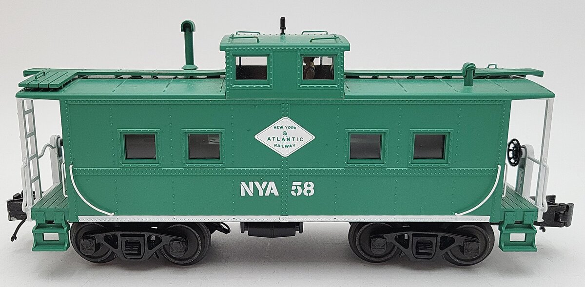 MTH 30-77352 New York & Atlantic Railway Steel Caboose #58 EX/Box