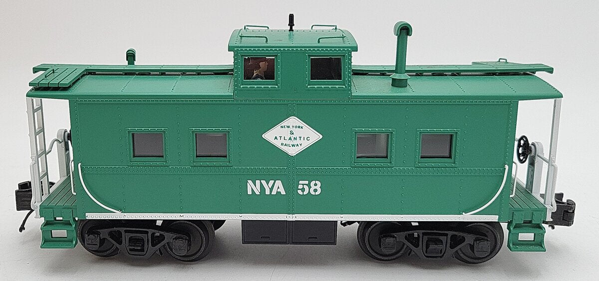 MTH 30-77352 New York & Atlantic Railway Steel Caboose #58 EX/Box