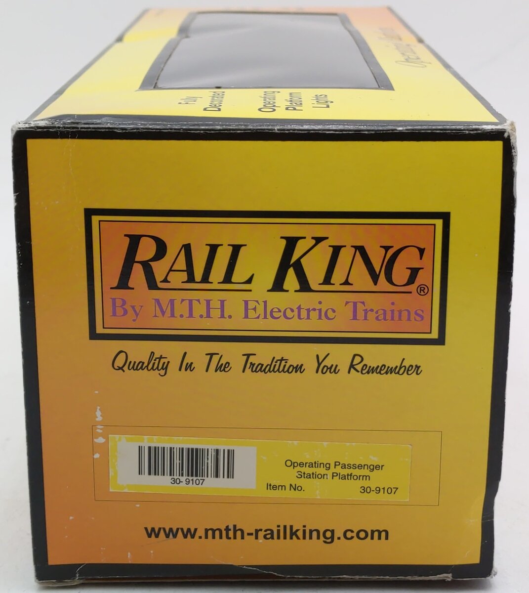 MTH 30-9107 O Gauge Middletown Operating Station Platform w/Gray Roof EX/Box
