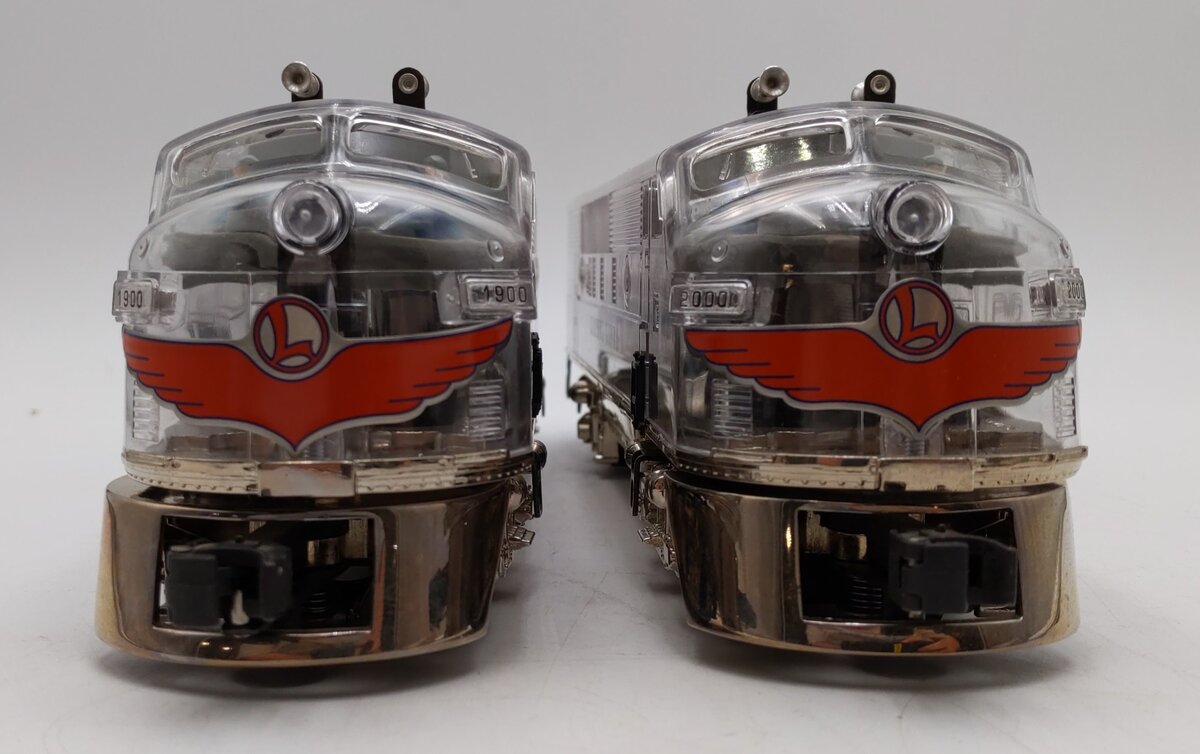 Lionel 6-38150 O Gauge Platinum Ghost F3 AA Diesel Locomotive Set #1900 & #2000 LN/Box