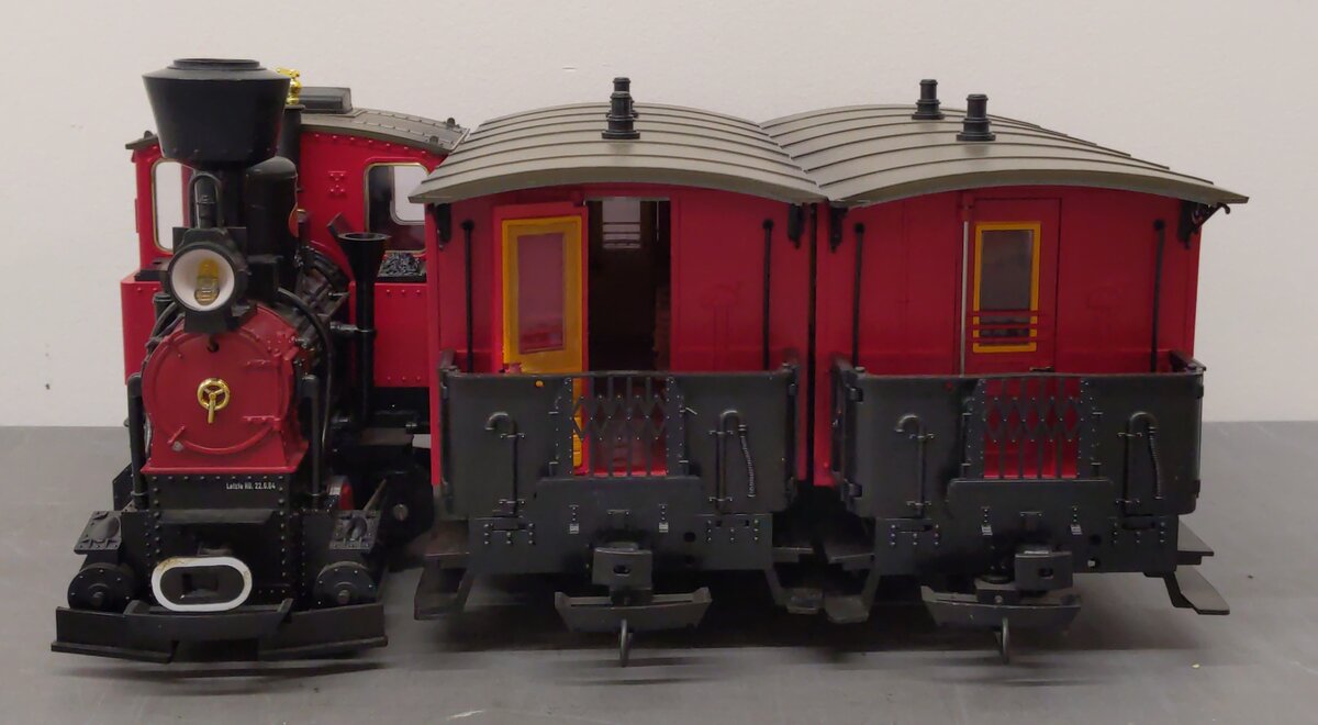 LGB 150 1835-1985 Jahre Deutsche Eisenbahn G Gauge Steam Passenger Train Set EX/Box