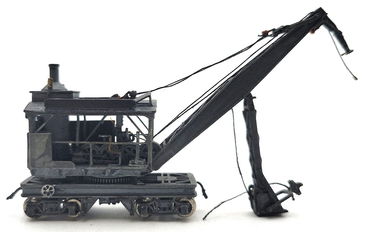 Overland 2801 BRASS N Scale Ditcher Crane Car/Box