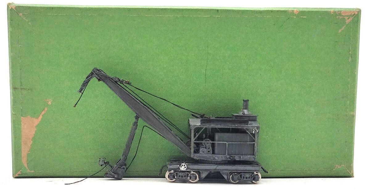 Overland 2801 BRASS N Scale Ditcher Crane Car/Box