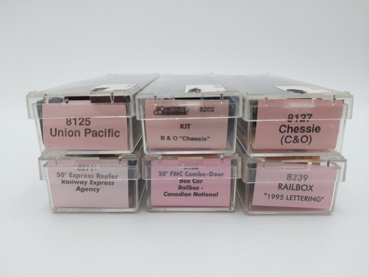 Roadhouse N Scale Assorted Freight Car Kits #486210, #51198, #482810, #553007[6] EX/Box