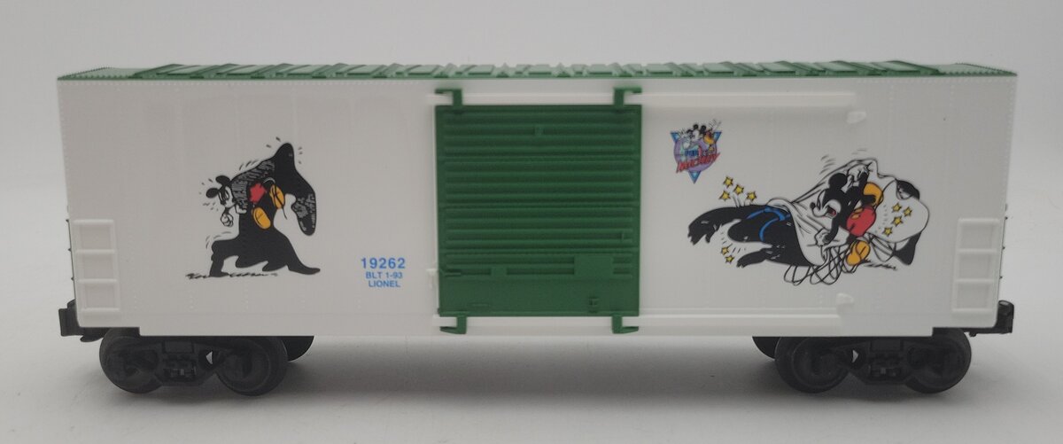 Lionel 6-19262 O Gauge Perils of Mickey High-Cube Boxcar II LN/Box