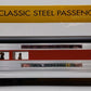 K-Line K4649-30475 O New Haven "Watch Hill" 18" Aluminum Observation Car LN/Box