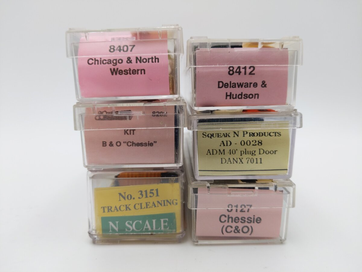 Roadhouse and Others N Scale Assorted Freight Cars #15256, #11307, #7002 [6] EX/Box